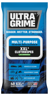 UltraGrime Multi-Purpose XXL våtservietter, 40-pakning