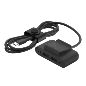 Belkin BoostCharge Power Extender USB hub, 4 porter