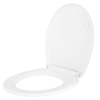Softclose toalettsete universal plast, hvit