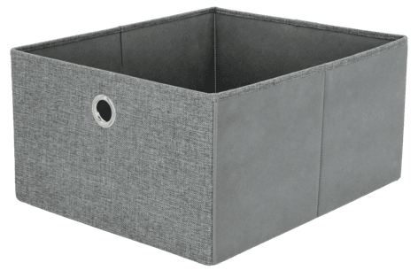 Boks i tekstil til klesstativ 44-4820, grå, 1-pakning