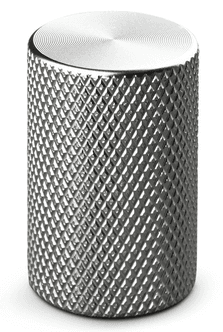 Knott Rimini rustfri finish, 2-pakning