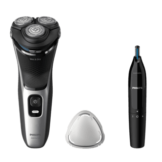 Philips Shaver Series 3000 barbermaskin våt/tørr