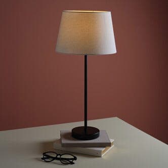 Northlight oppladbar lampefot, 46,5 cm, svart