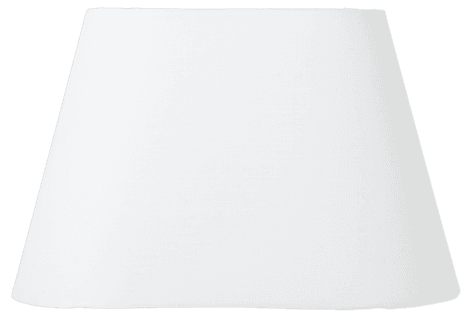 Northlight liten, oval lampeskjerm i stoff, 22 x 15 cm