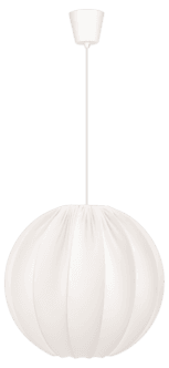 Northlight rund taklampe med stofftrekk, 40 cm