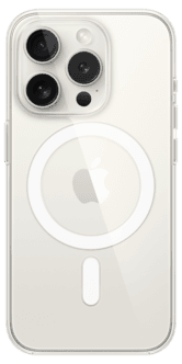 Mobildeksel med MagSafe for iPhone 15 Pro, Apple Clear Case