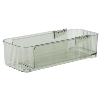 Oppbevaringsboks justerbar transparent grønn 23–36,5 cm