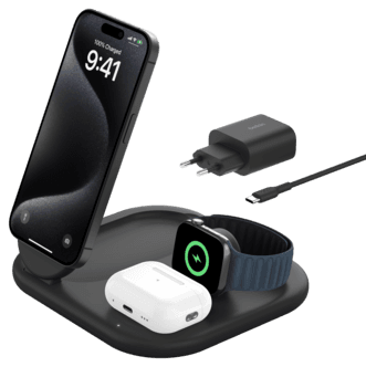 Belkin BoostCharge 3-i-1 ladestasjon, WIZ029vf