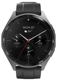Hama 7010 smartklokke, AMOLED, GPS, svart/antrasitt