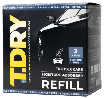 Refill til T.DRY Perfume Free fuktsluker, 3-pakning