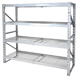 Cocraft metallhylle, lagerreol 4 hyller, 183 x 195,5 x 61 cm