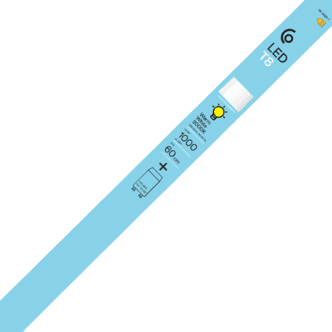 LED lysrør T8 G13 9 W 60 cm varmhvitt