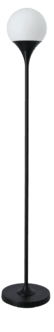Northlight utendørs gulvlampe solcelle oppladbar svart