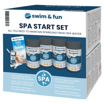 Swim & Fun Spa Start Set pH, klor og rengjøring basseng
