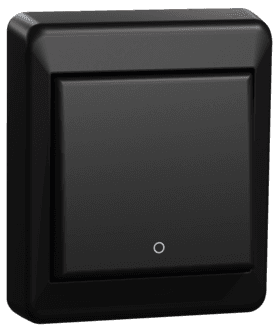 Elko RS 2-polet strømbryter for påvegg, svart