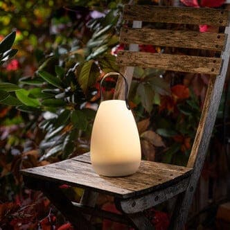 Northlight solcellelykt med hank, RGB og hvitt lys