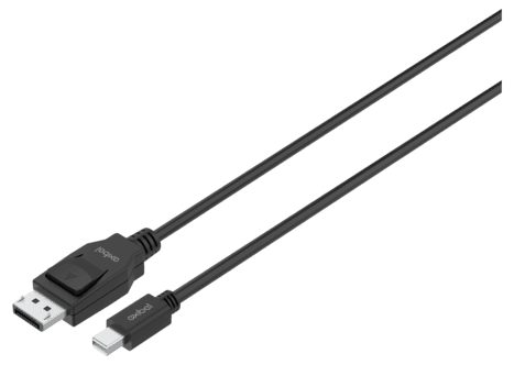 Exibel adapterkabel mini DisplayPort til DisplayPort, 1,8 m
