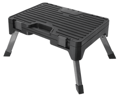 Krakk med verktøykasse og sammenleggbare bein, 23 cm