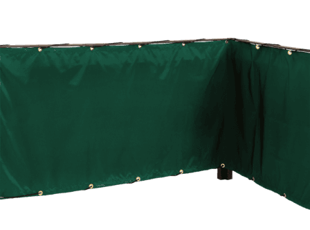 Balkongskjerm stoff, vindskjerm balkong, 240 x 80 cm