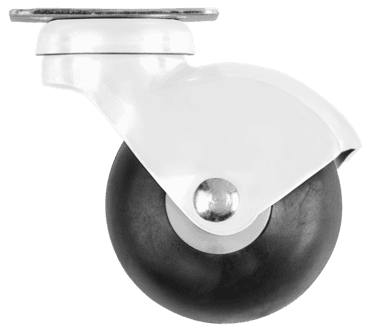 Boule møbelhjul, hvite
