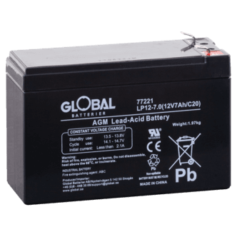 Global AGM-batteri 12 V
