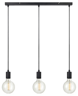 Markslöjd Sky rett taklampe svart, 68 cm