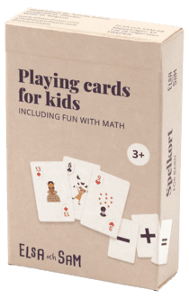 Elsa og Sam kortstokk med mattekort for barn, fra 3 år
