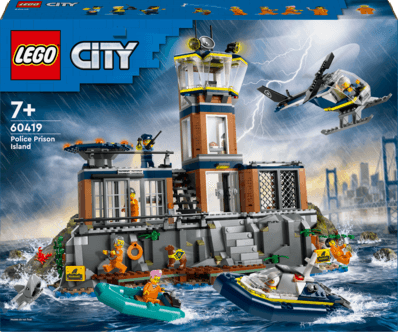 LEGO City politiets fengselsøy 60419, fra 7 år
