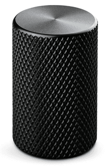 Knott Rimini matt svart, 2-pakning