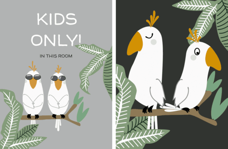 Poster Kids 30 x 40 cm, 2 stk/pk