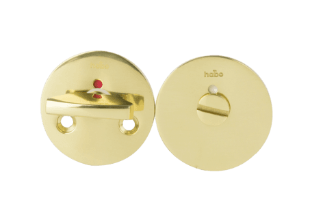 Habo F262 WC-beslag til dør, messing