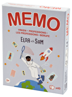 Elsa og Sam minnespill med yrker, fra 3 år