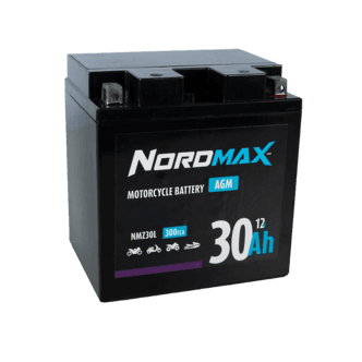 Nordmax NMZ motorsykkelbatteri AGM 12 V, 30 Ah