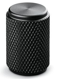 Knott Rimini matt svart, 2-pakning