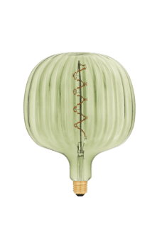 Olivengrønn dimbar LED-dekorpære, E27