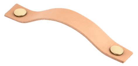 Lærhåndtak Levanto natur, 158 mm