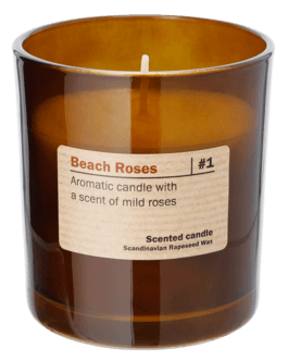 Duftlys med rapsvoks