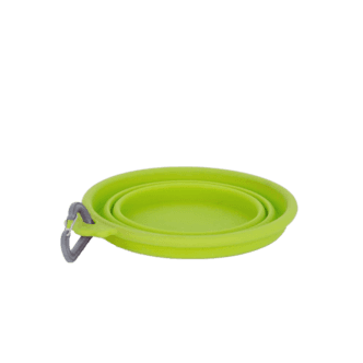 Dogman Sara grønn reiseskål for hund S/M 370 ml