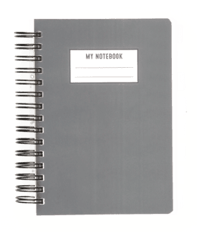 Emneblokk, spiralbundet