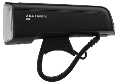 AXA Dwn 70 sykkellykt foran USB, 70 lux, 90 m