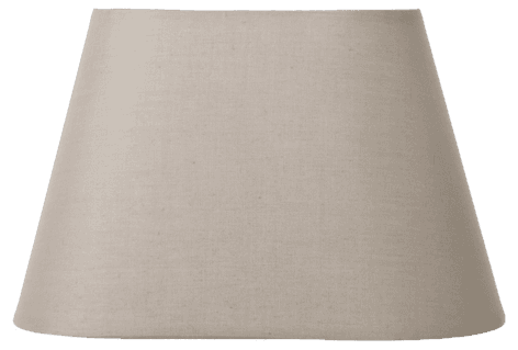 Northlight liten, oval lampeskjerm i stoff, 22 x 15 cm