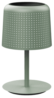 Northlight utendørs bordlampe i metall, solcelle