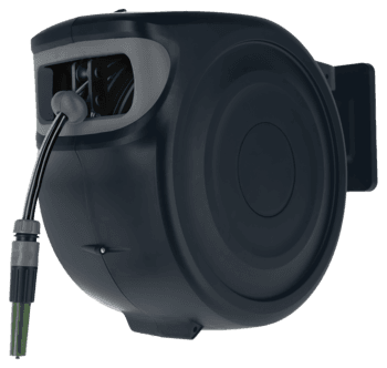 Automatisk slangetrommel til vegg, svingbar, 40 m