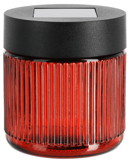 Solcellelykt glass Northlight, 8 cm