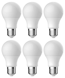 Normalpære LED E27 4,8 W Clas Ohlson, varmhvit