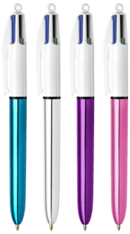 Bic 4 colours Shine kulepenn