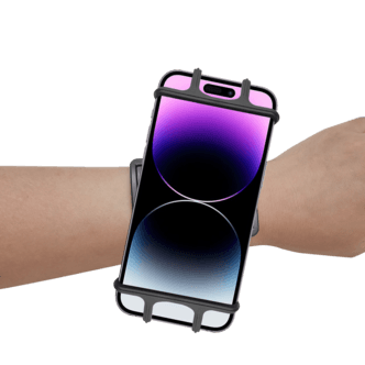 Celly WristBSportBK mobilholder for løping, svart