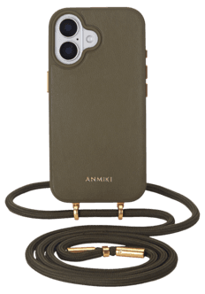 Anmiki mobildeksel med skulderreim til iPhone 16