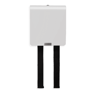 Housegard Mantle brannteppe med deksel, hvit, 120 x 120 cm