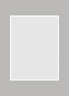 Passepartout på 13 x 18 cm, kartong